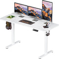BIZUM Electric Standing Desk 60 x 24 Inch Computer Desk-Gaming Desk White Home Office Desks Height Adjustable Memory Stand Up Computer Workstation by Unknown