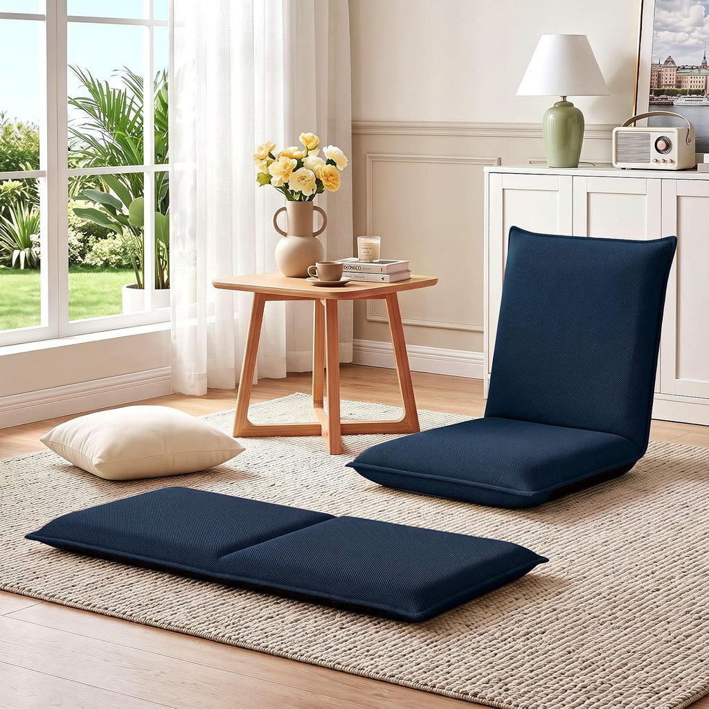 BECOMFORT 2 Pack Floor Chair, 6-Position Adjustable Mesh Meditation Chair - Image 2