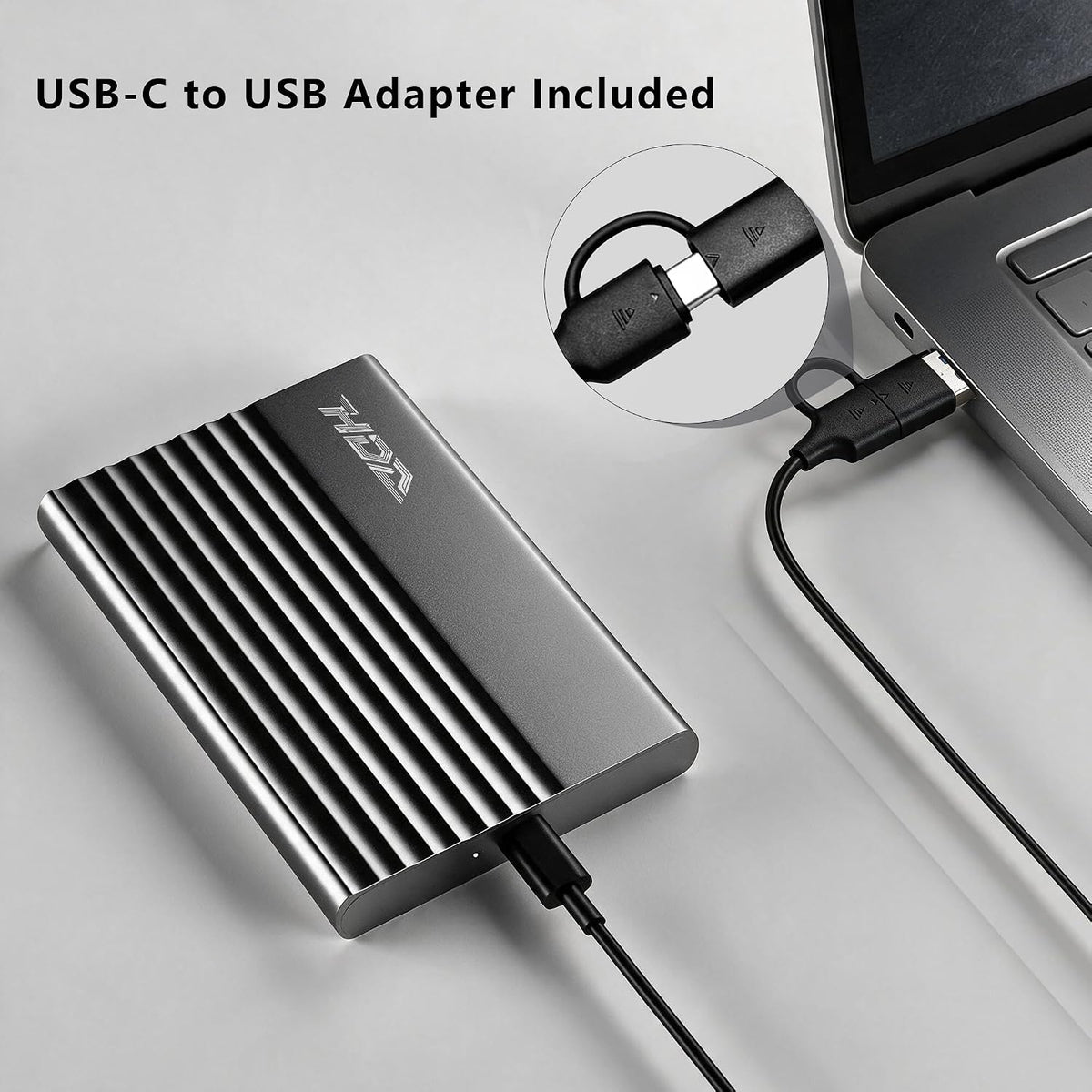 1TB External Hard Drive,USB 3.0 for PC, Mac, Desktop, Laptop, Smartphone, PS4, Xbox - Image 2
