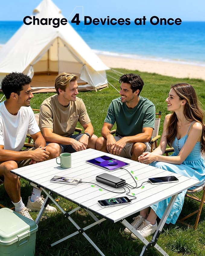 Portable Charger Power Bank 50000mAh Fast Charging Battery Bank | 30W USB C External Battery Pack LED Digital Display Phone Charger Travel Essential for iPhone 17/16/15/14/13/12, Samsung etc - Image 4