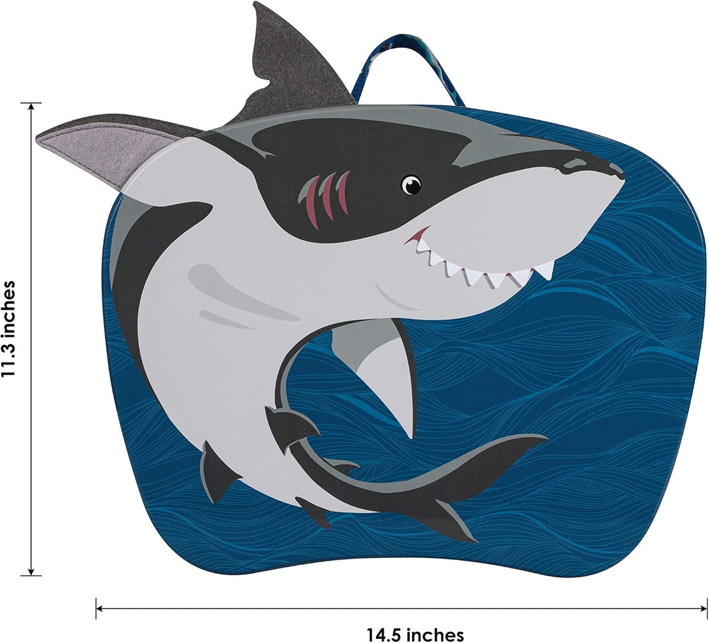 LAPGEAR Lap Pets Lap Desk - Shark, Fits 11.6” Laptops - Image 5
