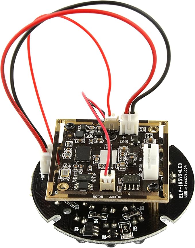 ELP H.264 1080P IR Infrared Night Vision USB Camera Module with Microphone | Wide Angle PC Webcam for Computer, UVC USB2.0 Lightburn Camera for Day Night Vision Home Security, Industrial Machine Vision - Image 3