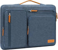 MOSISO 360 Protective Laptop Case 15 inch, 15 inch Laptop Sleeve | Compatible with MacBook Air M5 M4 M3 M2 2026-2023, Dell XPS Plus, Side Open Carrying Case with 4 Zipper Pockets, Haze Blue by MOSISO