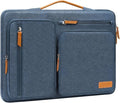 MOSISO 360 Protective Laptop Case 16 inch, 15-15.6 inch Laptop Sleeve | Compatible with MacBook Pro 16, HP Acer Dell Lenovo ASUS, Side Open Carrying Case with 4 Zipper Pockets, Haze Blue by MOSISO