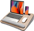 HUANUO Laptop Lap Desk - Portable Lap Desk with Pillow Cushion, Fits up to 17 inch Laptop, with Anti-Slip Strip & Storage Function for Home Office Students Use as Computer Laptop Stand, Book Tablet by HUANUO