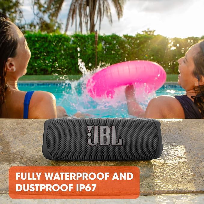 JBL Flip 6, Pink - Waterproof, Portable & Durable Bluetooth Speaker - Up to 12 Hours of Wireless Streaming - Includes Noise-Canceling Speakerphone, Voice Assistant Connect+ - Image 6
