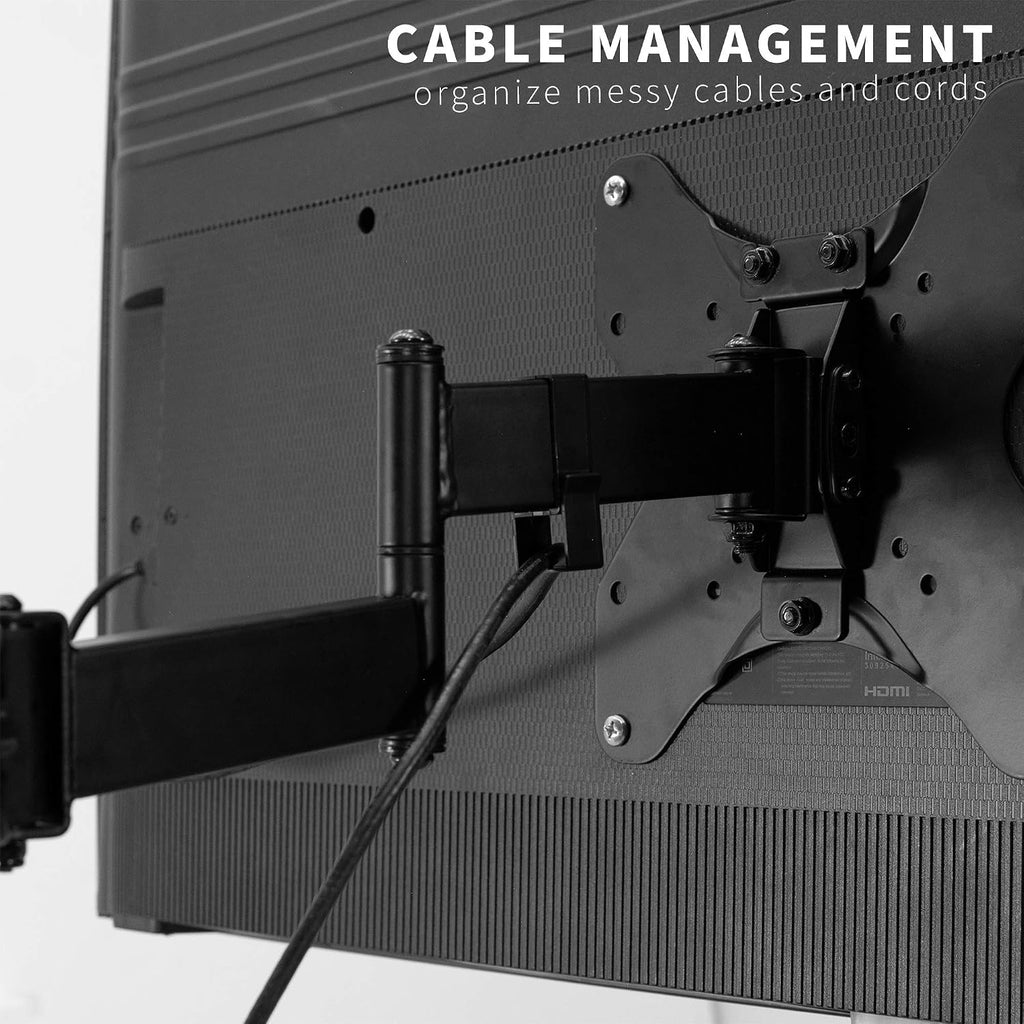 VIVO Black Pole Mounted TV Arm, 32-55 in Screens, MOUNT-POLE4A - Image 7