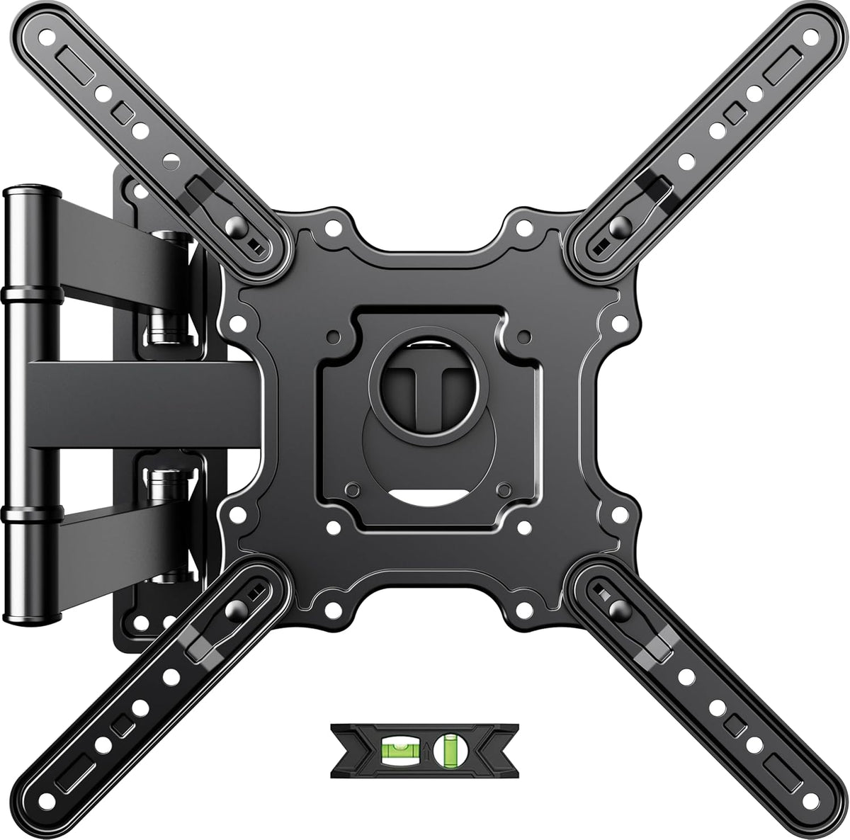 USX Mount TV Wall Mount for Most 26-60 Inch TVs up to 77 lbs, Full Motion Wall Mount TV Bracket with Swivel Tilt Single Stud Design for Corner, Max VESA 400x400mm fit Most 32 40 42 43 50 55 60 TVs by USX MOUNT