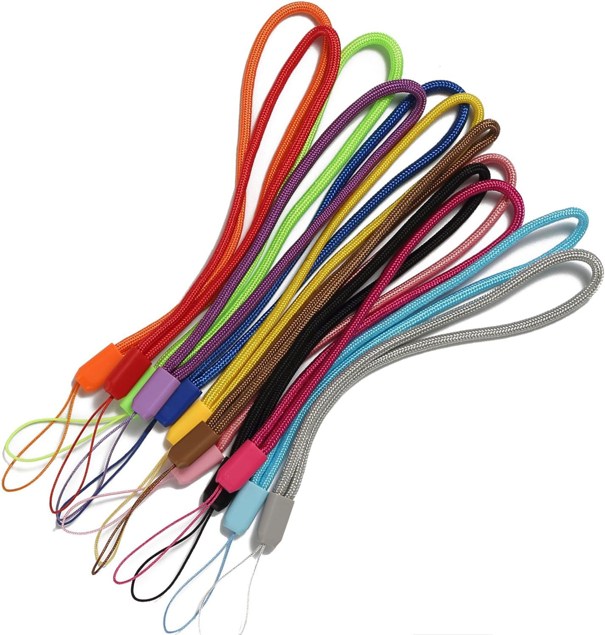 12pcs Wrist Lanyards Short Small Colorfull Hand Wrist Lightweight - Image 3