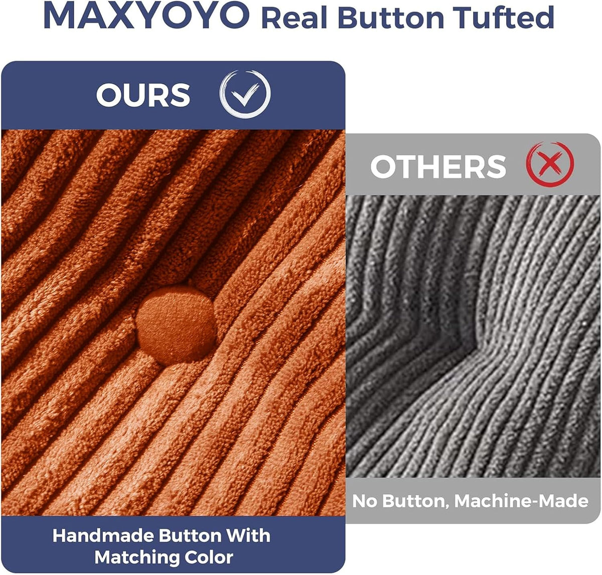 MAXYOYO Folding Sofa Bed, Convertible Chair Bed with Pillow - Image 6