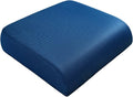 YOUFI Extra Thick Large Seat Cushion, Gel Memory Foam Cushion with Carry Handle Non Slip Bottom, Pain Relief Coccyx Cushion for Wheelchair Office Chair (Blue, 19" x 17.5" x 4") by EnjoyComfortableSitting