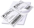 60 Shipping Labels 2 Per Sheet 8.5" x 5.5" Matte Half Sheet Labels Self Adhesive White Shipping Label Paper by LuckyGuard