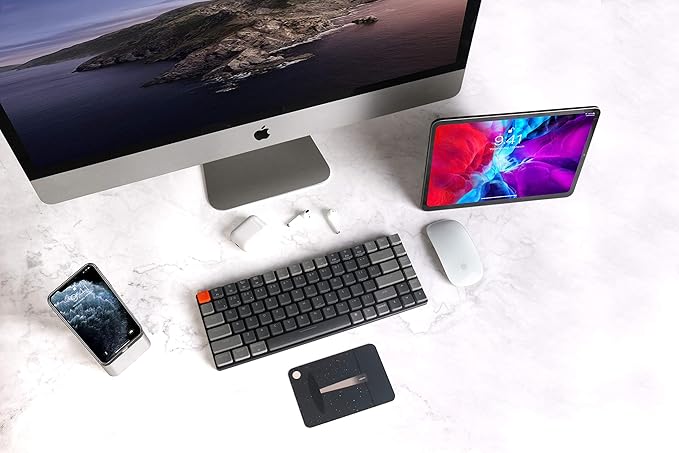 Keychron K3 Version 2, 84 Keys Ultra-Slim Wireless Bluetooth/USB Wired Mechanical Keyboard with White LED Backlit, Low-Profile Keychron Mechanical Brown Switch Compatible with Mac Windows - Image 2