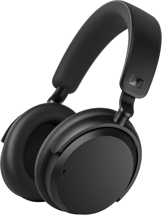 Sennheiser ACCENTUM Wireless Bluetooth Headphones Noise Cancelling - Up to 50HR Playtime, Hybrid Noise Cancelling (ANC), All-Day Comfort, Bluetooth Over Ear Headphones for School, Traveling, Black by SennheiserConsumerAudio