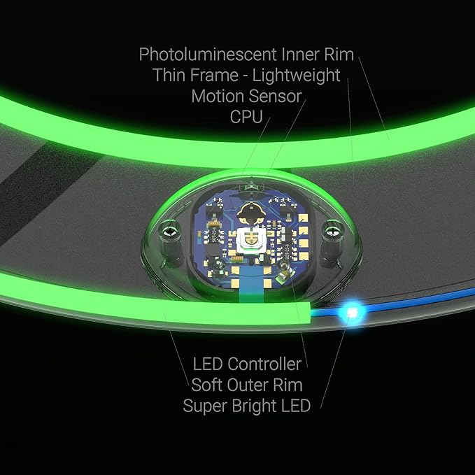 TOSY Flying Ring - 36 RGB Multicolor or 12 Monocolor LEDs, Super Bright, Lost Mode, Auto Light Up, Camping Essentials for Kid/Teen/Boy/Girl, Safe & Soft, Waterproof, Pool/Beach Games, Lightweight Toy - Image 3