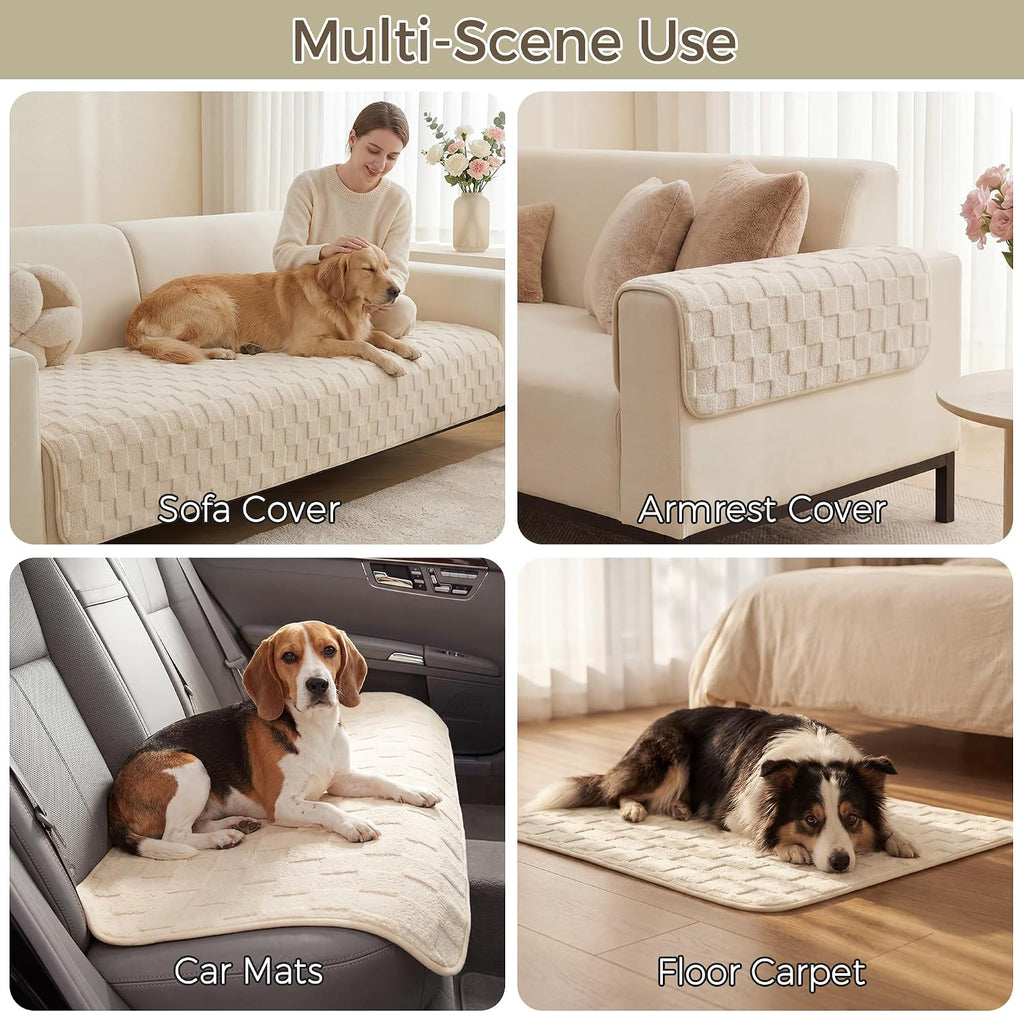 Foxdecor Couch Cover for Dogs Sofa Covers Non Slip Couch Pad Pet Friendly - Image 5
