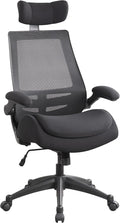 BOLISS 400lbs High Back Ergonomic Office Chair with Dual Seat Cushion | Heavy Duty, Angle Adjustable Headrest, Soft Flip-up Arms, Molded Foam Seat, Back Support,Mesh Computer Desk Chair with by BOLISS