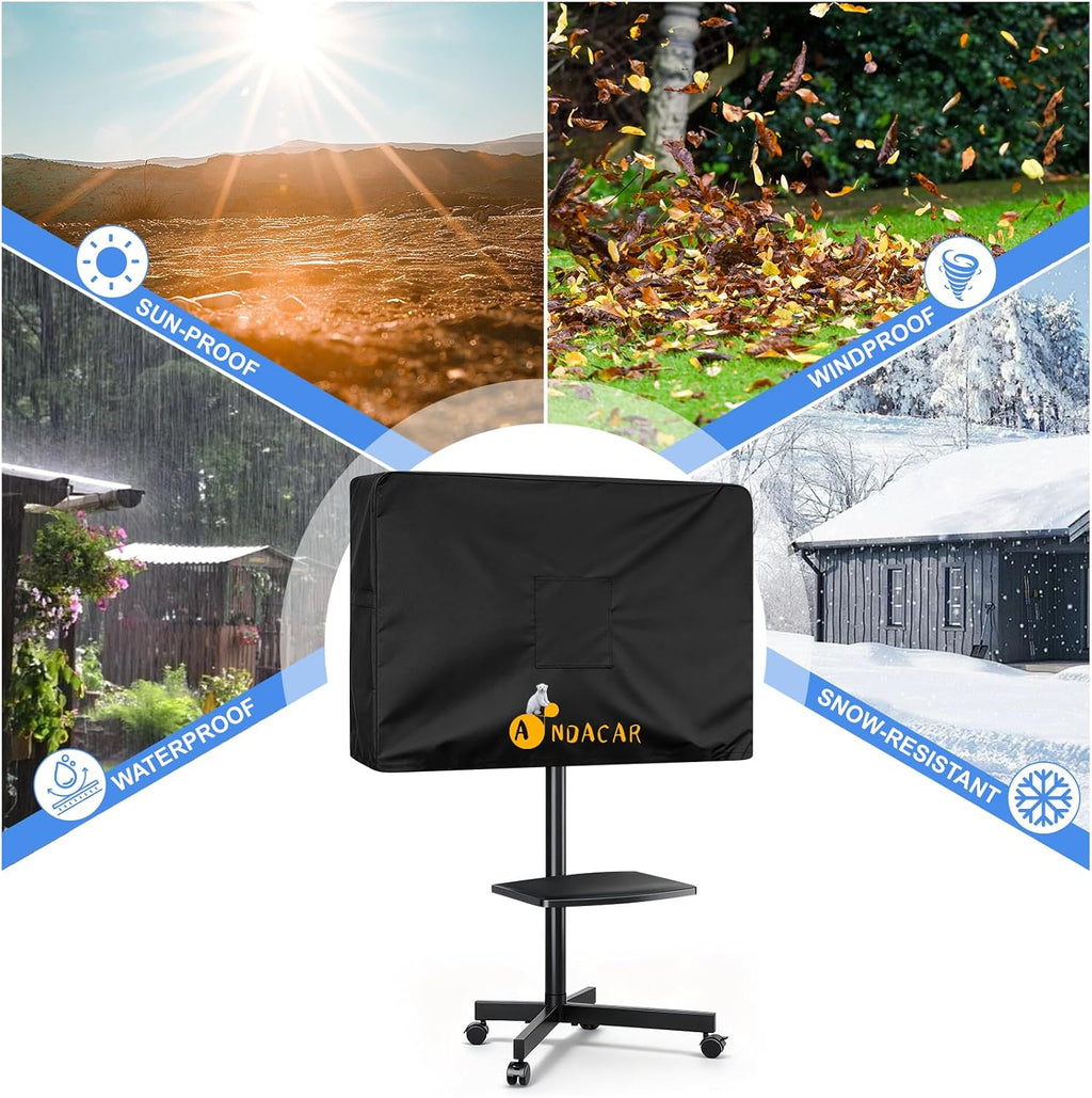 Mobile TV Stand Cover for 70-75 Inch Mobile TV Cart - Image 7