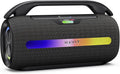 havit Outdoor Bluetooth Speaker, 120W Peak Loud Speakers with Deep Bass, Portable Wireless Speaker IPX6 Waterproof, RGB Light, 12H Playtime, TWS Stereo, EQ, for Party, Beach, Camping, Backyard, Garage by havit
