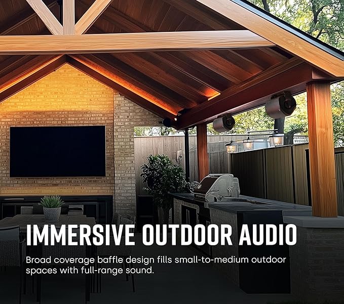 Polk Audio Atrium 5 Outdoor Speakers with Powerful Bass (Pair, White) | All-Weather Durability, Broad Sound Coverage, Speed-Lock Mounting System - Image 8