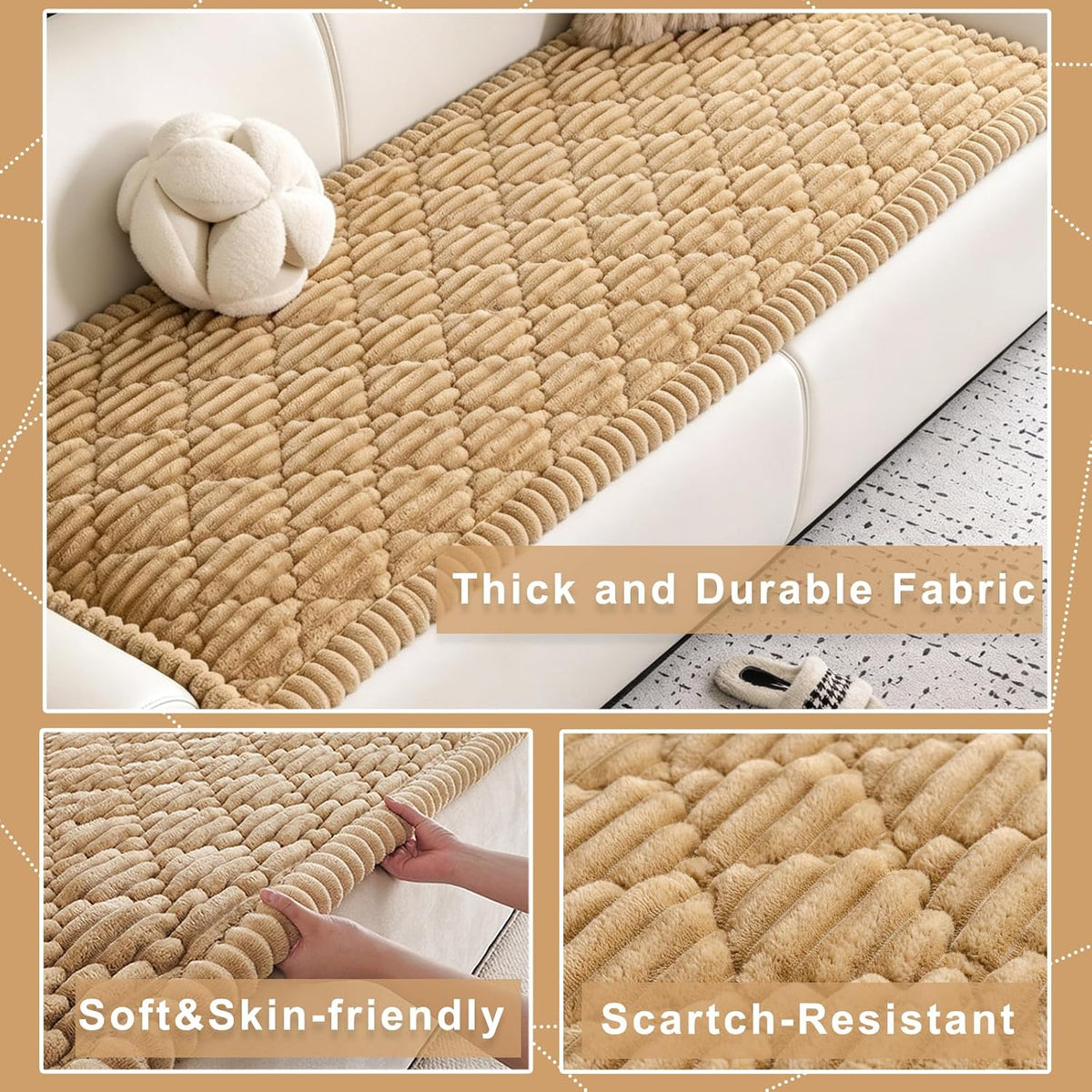 Couch Arm Covers, Sofa Arm Cover, Armchair Cover, Pet Armrest Covers - Image 6