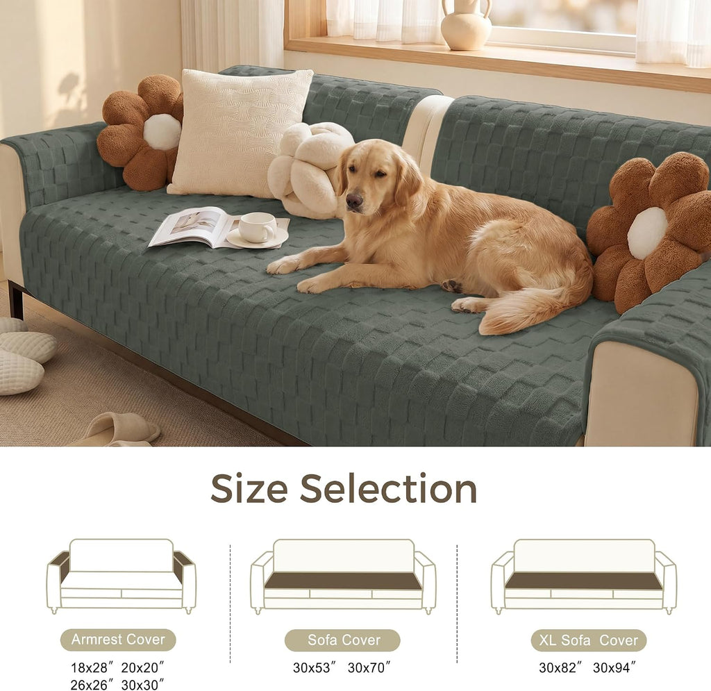 Foxdecor Couch Cover for Dogs Sofa Covers Non Slip Couch Pad Pet Friendly - Image 6