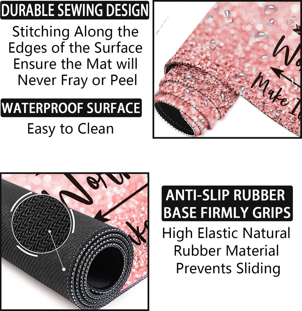 Large Desk Mat, Mouse Pad with Wrist Support, Keyboard Wrist Rest Set - Image 5