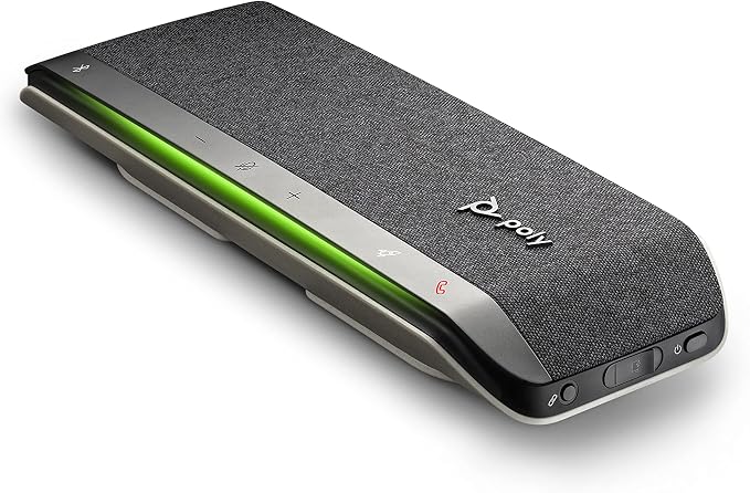 Poly - Sync 40+ Bluetooth Smart Speakerphone (Plantronics) - Flexible Work Spaces - Connect to PC/Mac via Included BT600 Dongle and Smartphones via Bluetooth - Works with Teams, Zoom & More - Image 4