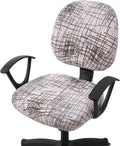 Smiry Stretch Printed Office Computer Desk Chair Covers for Seat & Backrest by Smiry