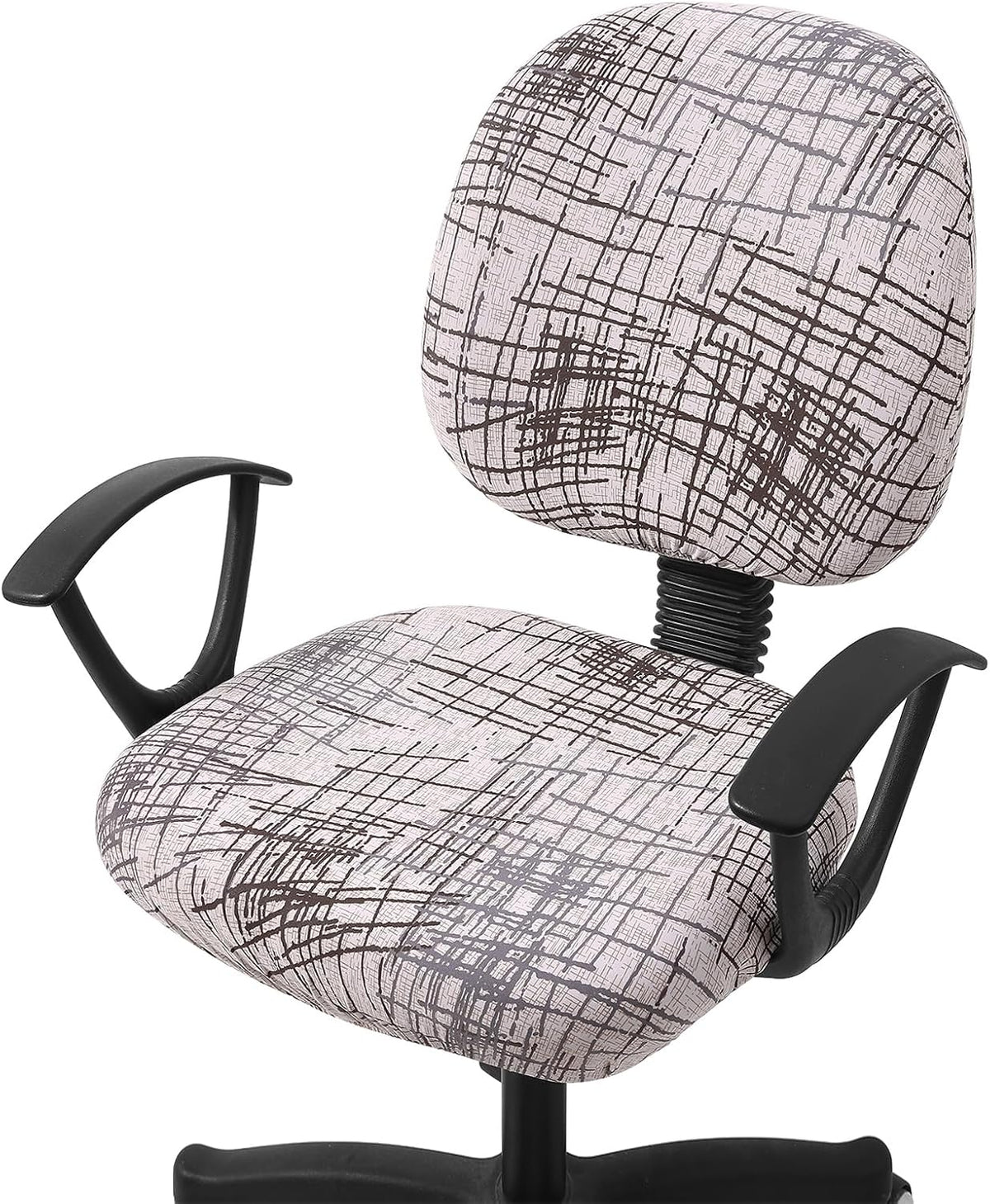 Smiry Stretch Printed Office Computer Desk Chair Covers for Seat & Backrest by Smiry