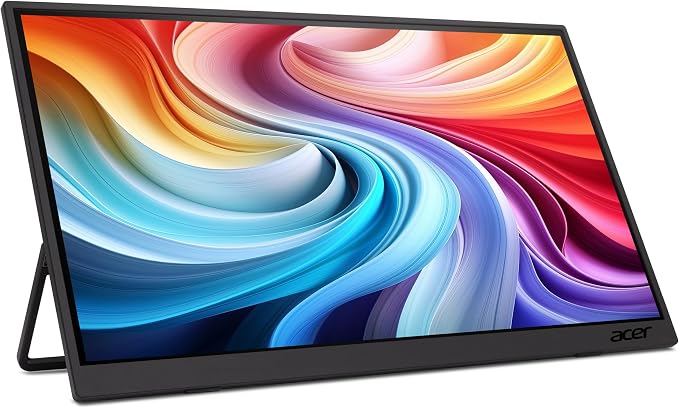 Acer 18.5in FHD 1920x1080 IPS 100Hz Slim Portable Monitor PM191Q Ebmiuux | 7ms, AdaptiveSync, sRGB 99%, HDMI, 2xUSB-C, Speaker, External Monitor for Laptop PC/MAC, Travel Montior, PS5, XBOX, Switch - Image 8