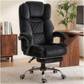 GTPLAYER Big and Tall Office Chair with Pocket Spring Cushion & Ergonomic Lumbar Support for Lower Back Pain Relief, High Back Computer Gaming Chair with Foot Rest, Soft Velvet Fabric, Black by GTPLAYER