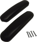 ALCO Universal Desk Length (9-1/8") Wheelchair Arm Pads, Black (Pair), Universal: Fits Most Invacare, Medline, Drive, E&J, Guardian, Lumex, Tuffcare, ALCO & Other Desk Arm Manual Wheelchairs by ALCO