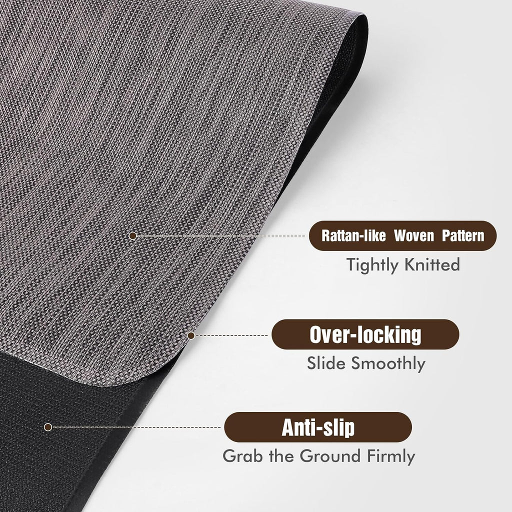 Office Chair Mat for Hardwood Floors, Anti-Slip PVC, 35.4"x 55" - Image 3