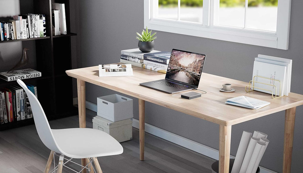 LaCie Mobile Drive 4TB External Hard Drive Portable HDD, USB-C 3.2, for PC and Mac, with Adobe All Apps Plan and Rescue Services, Moon Silver - Image 2