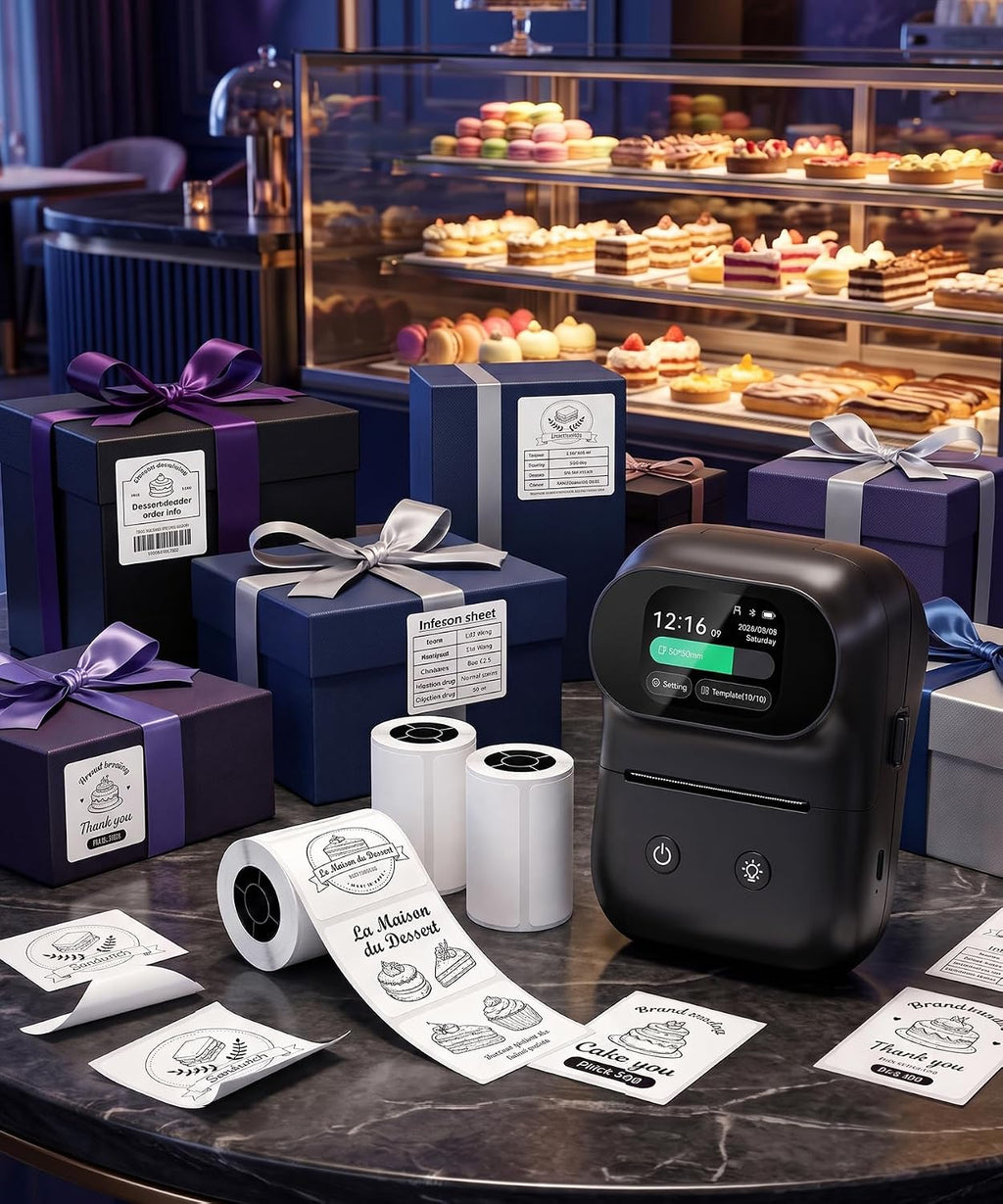 Phomemo Label Maker, M20pro Touch Screen Thermal Label Printer - Image 2