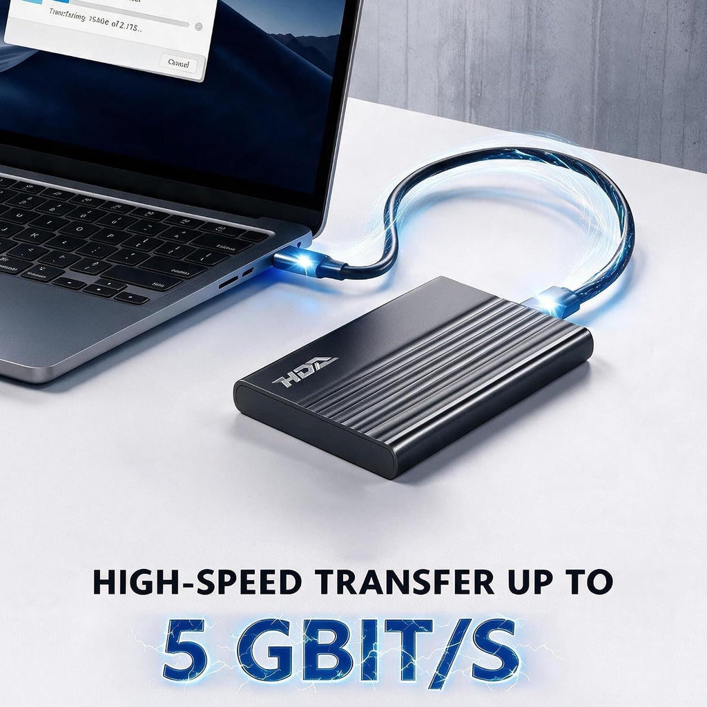 1TB External Hard Drive,USB 3.0 for PC, Mac, Desktop, Laptop, Smartphone, PS4, Xbox - Image 5