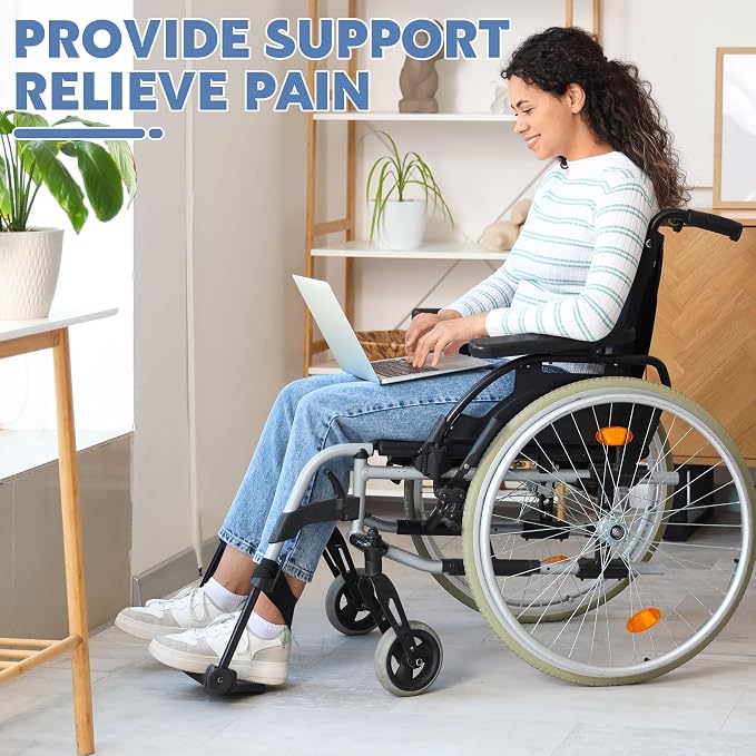 Wheelchair Back Cushion, 18"x17"x2.4" Lumbar Support Pillow for Wheelchair Removable Washable Provide Support Relieve Pain - Image 6
