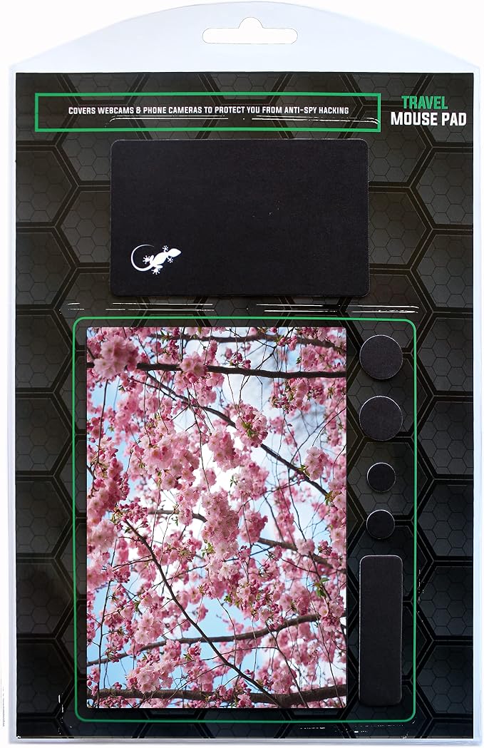 Adhesive Mouse Pad - Peel and Sticks to Any Surface - Travel Mouse Pad, Sticky for Any Surface - Excellent Tracking - Cherry Blossoms - Image 9