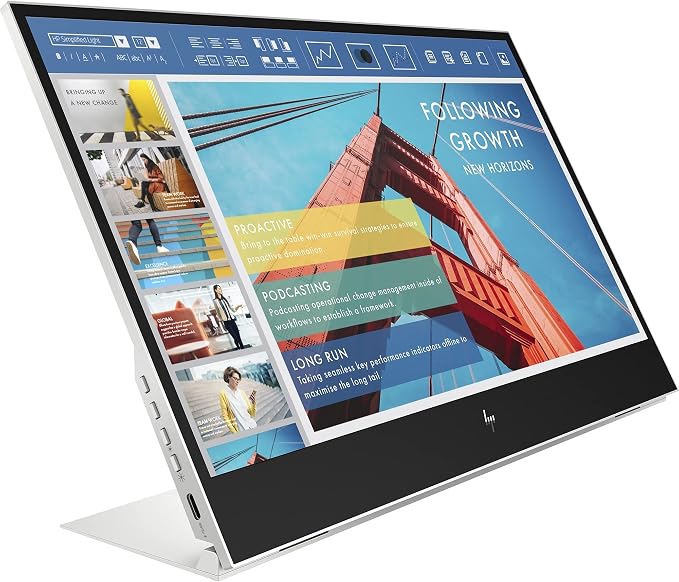 HP E14 G4 14" Class Full HD LCD Portable Monitor - 16:9 - Silver - 14" Viewable - in-Plane Switching (IPS) Technology - 1920 x 1080-400 Nit - 5 msGTG (OD) - 60 Hz Refresh Rate - USB Hub by Unknown