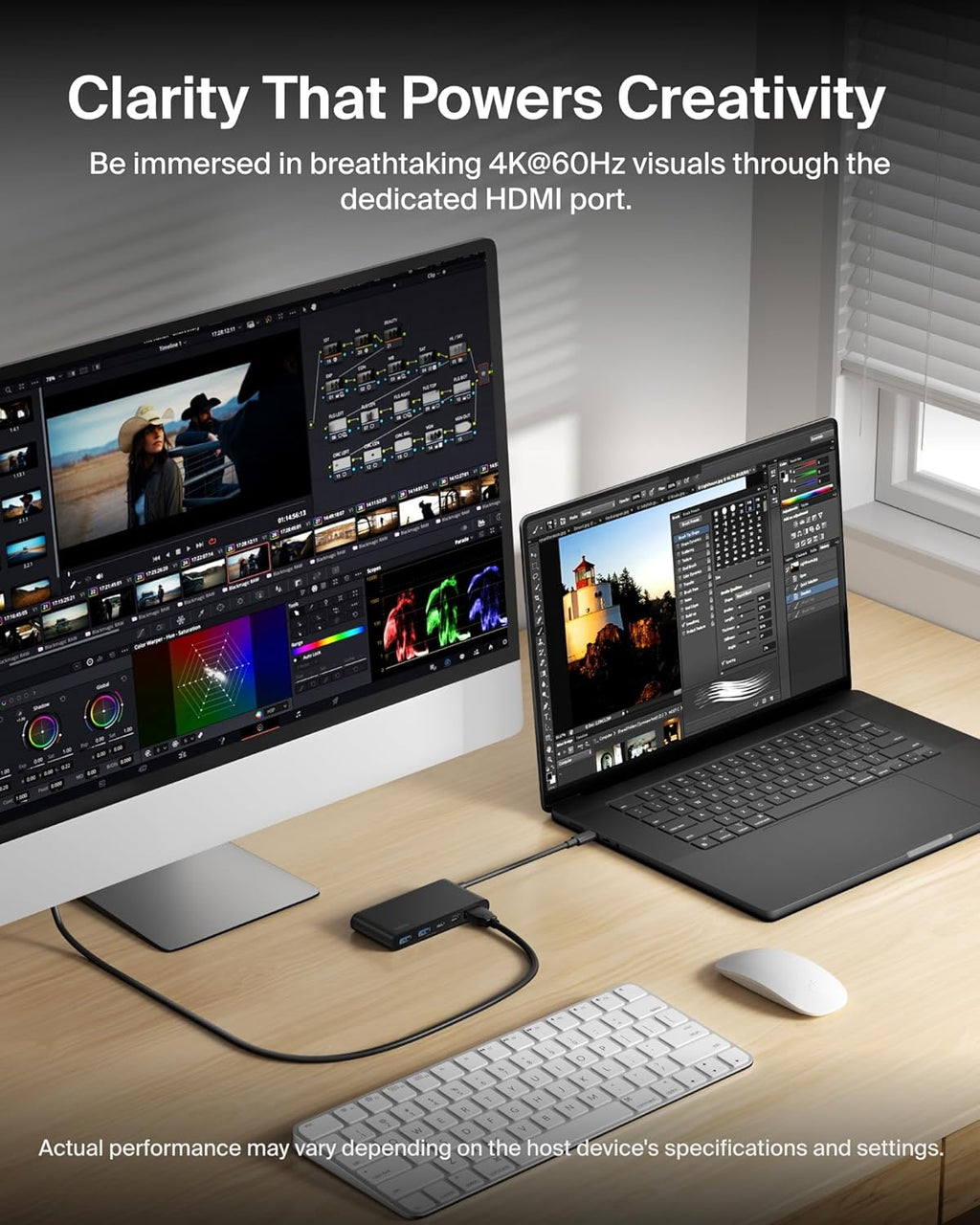 Belkin USB-C Hub 5-Port 4K HDMI 2.0 100W PD for MacBook, iPad & laptops - Image 4