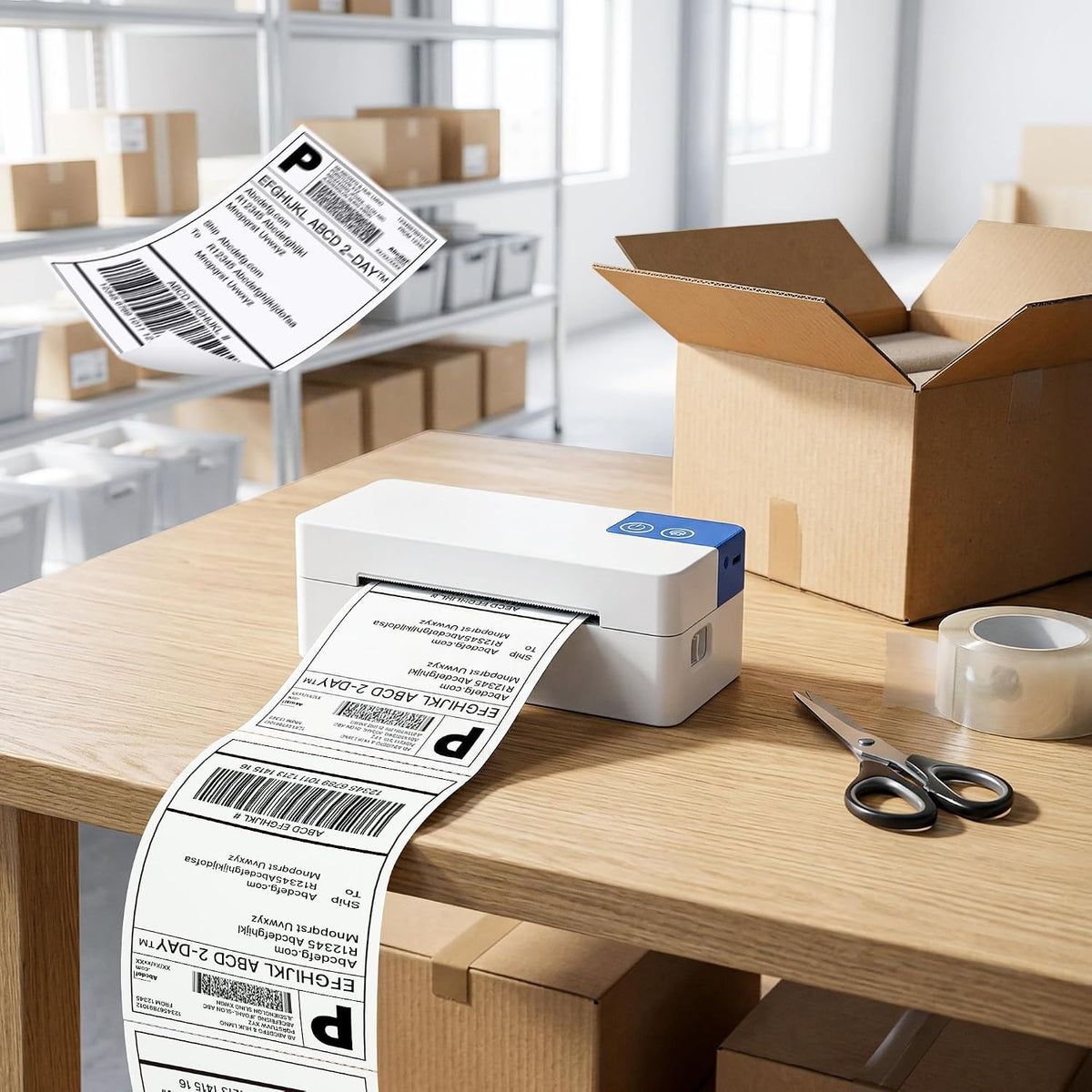 4x6 Thermal Labels, Pack of 500 Fanfold Shipping Labels for Printer - Image 9