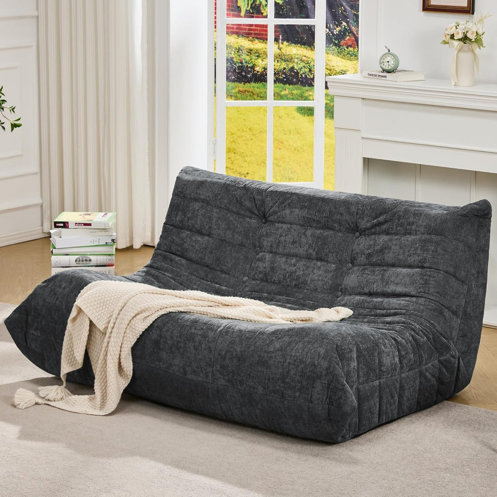Hobestluk Large Bean Bag Chairs for Adults Fireside BeanBag Couch Togo Sofa by Hobestluk