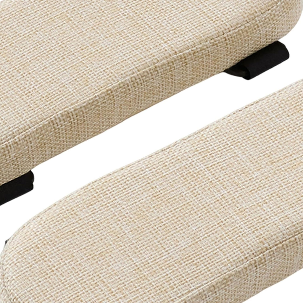 Office Chair Armrest Pad Elbow Cushion Thick Removable Cover Desk Chair Armrest Cushion Arm Padding for Recliners Sofa Home, Beige - Image 4