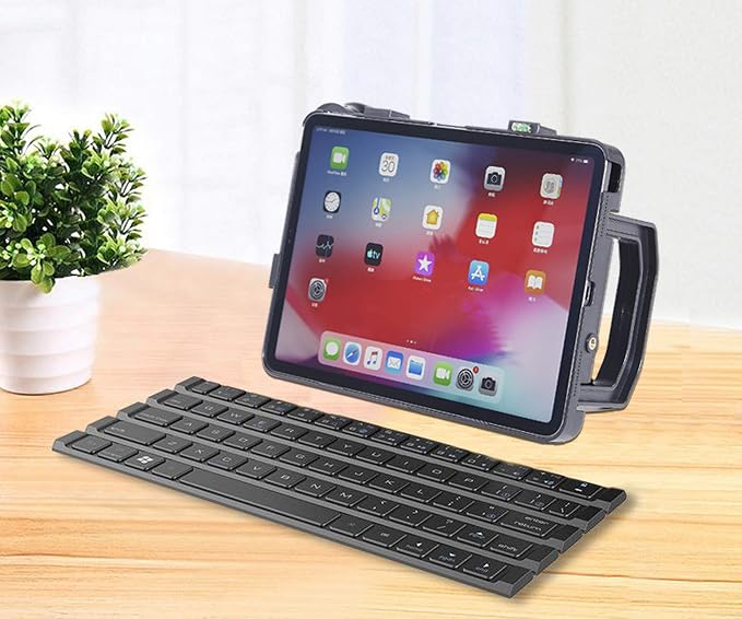 MegaMount Multimedia Rig Case Video Stabilizer for Apple iPad Air 10.5 inch [3rd Gen 2019 Only] Attach Lenses, Lights, Microphones. Great for Live Conferencing, Video Recording, Mounts on Tripods - Image 5