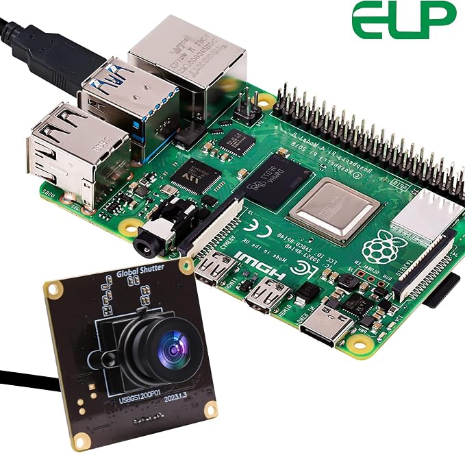 ELP High Speed Wide Angle Global Shutter USB Camera Module for Computer 1080P Mini UVC USB2.0 Webcam Board with 2.1mm Lens AR0234 High Frame 90fps Web PC Camera Board for Laptop Raspberry Pi - Image 7
