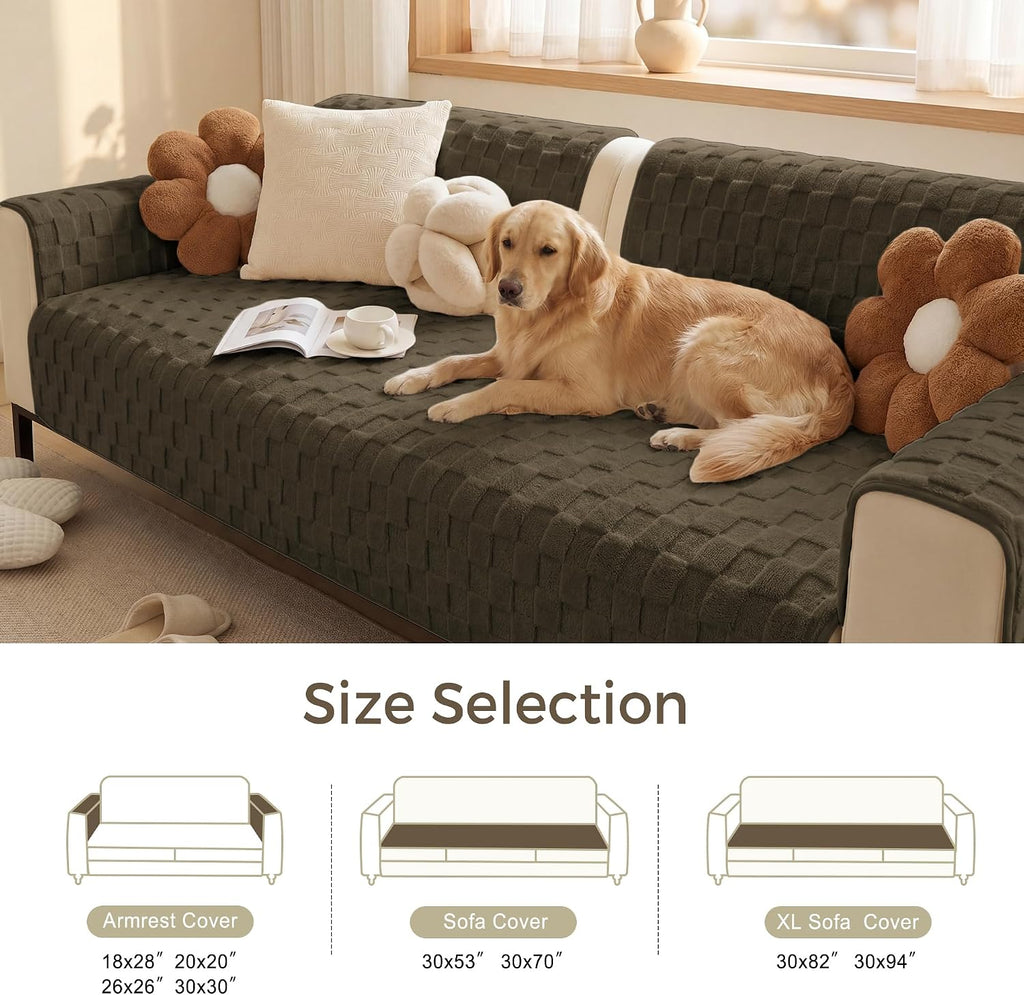 Foxdecor Couch Cover for Dogs Sofa Covers Non Slip Couch Pad Pet Friendly - Image 6