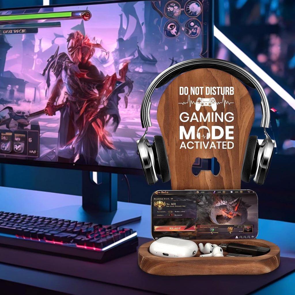 Gamer Gifts for Gamer Lovers Teenage Boys Men - Gaming Headphone Stand - Image 4