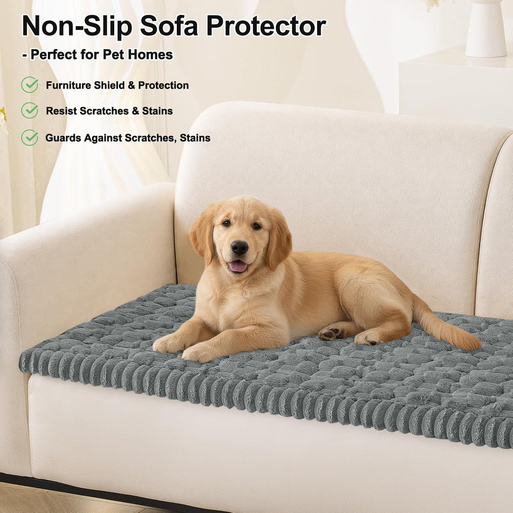 Smiry Couch Covers for Dogs, Non Slip Fuzzy Pet Sofa Protector Washable - Image 10