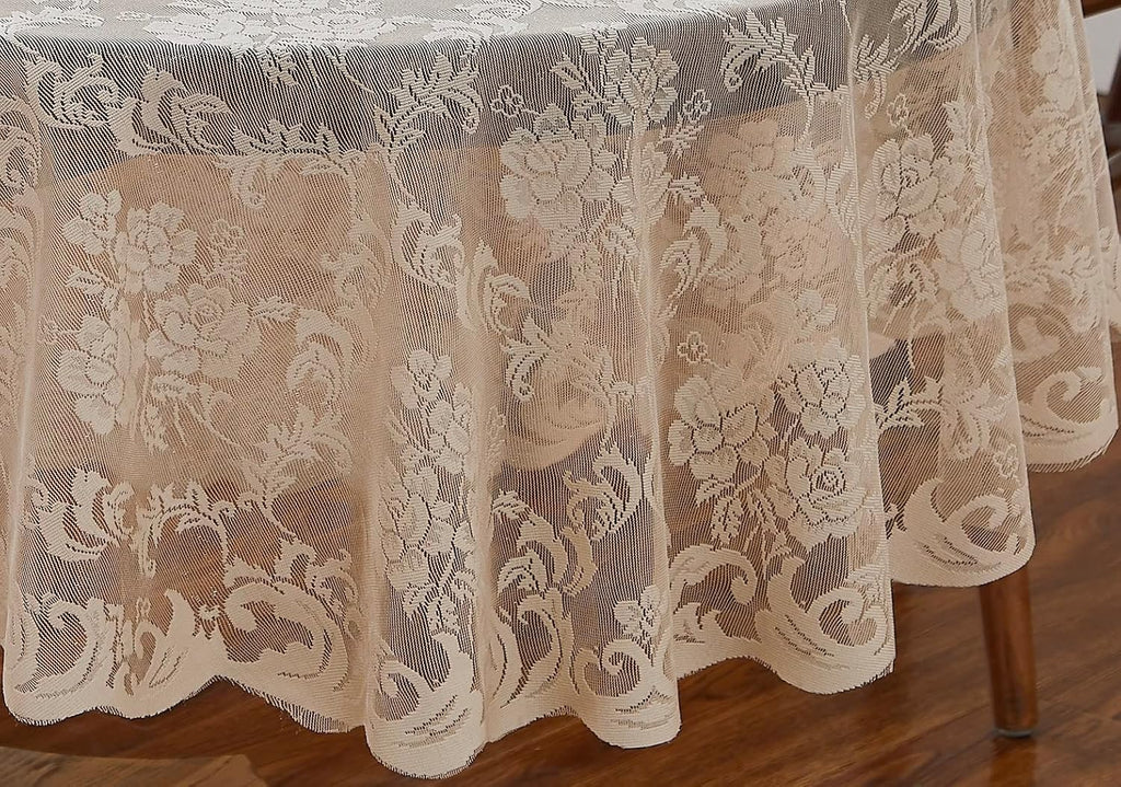 Warm Home Designs 120 Inch Round Wedding Tablecloth. MTC Linen Round 120 - Image 3